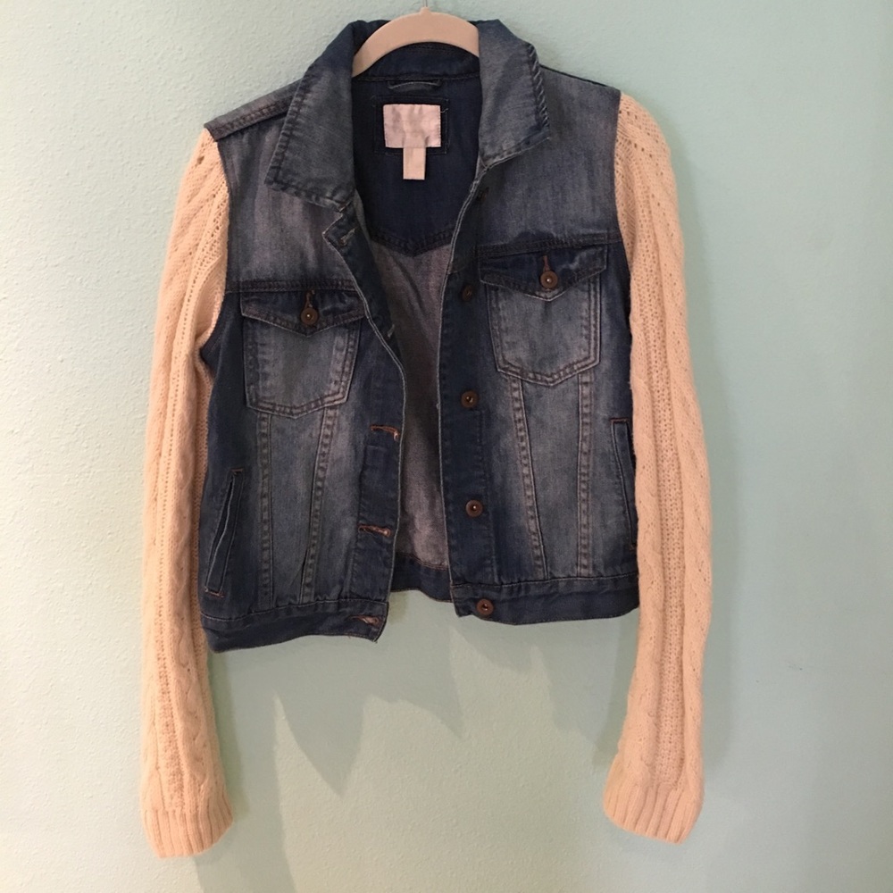 Sweater Jean Jacket